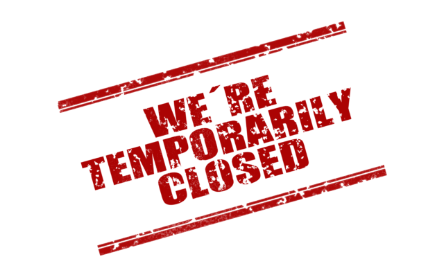 temporarily closed Pixabay